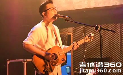 走歌人吉他谱 暗杠《走歌人》吉他弹唱谱 六线谱 C调扫弦版