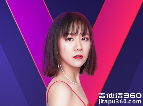谢春花《瞬》吉他谱 六线谱高清版 C调弹唱谱