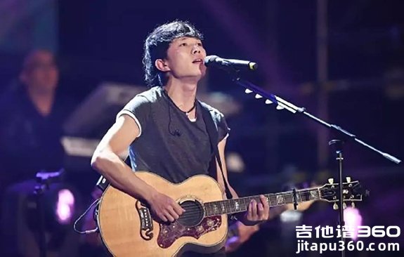 人家吉他谱 赵雷 D调简单版弹唱谱 图片谱