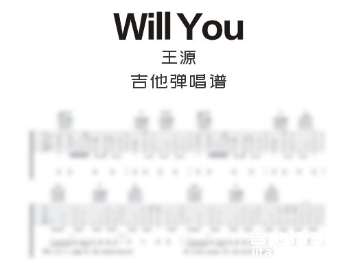 WillYou吉他谱