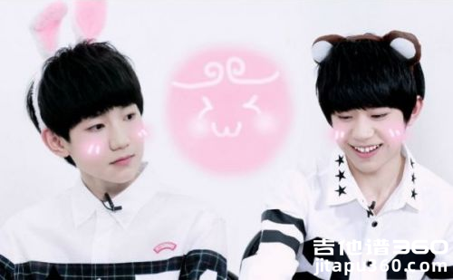 小精灵吉他谱 TFBOYS《小精灵》吉他弹唱谱 六线谱 