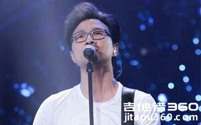 下坠吉他谱 汪峰《歌手》 下坠六线谱 单吉他简编版