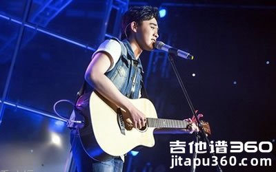 愚人吉他谱 赵烁 C调弹唱谱 愚人六线谱