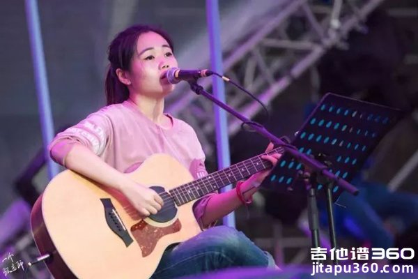 花粥《最美不过是朝晖》吉他谱 G调弹唱谱 图片谱
